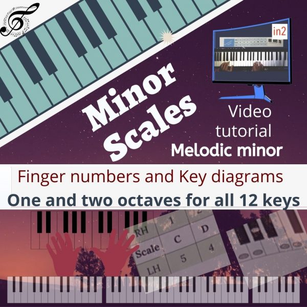 Melodic minor scales video tutorial