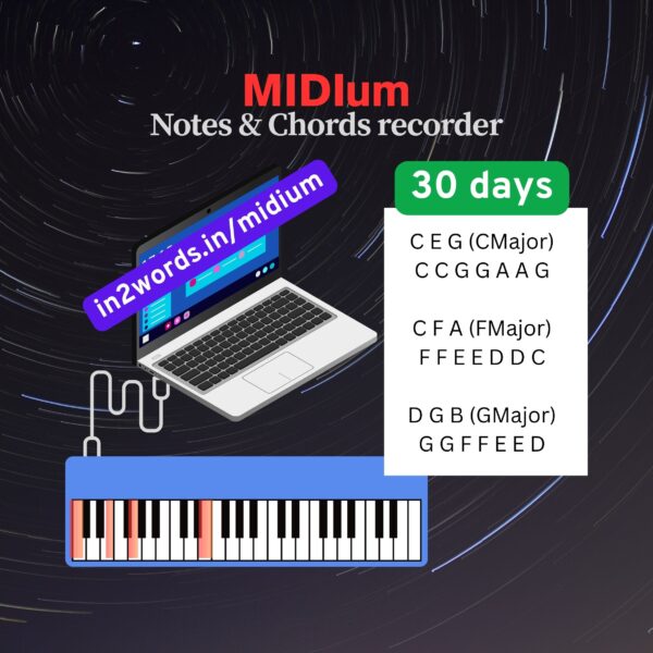 30 days MIDIum tool access